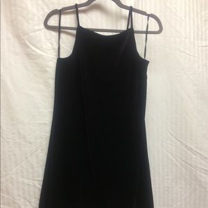 Deep Purple High Neck Spaghetti Strap Mini Dress